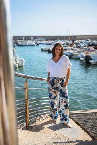 Дамски панталон с принт Joanna