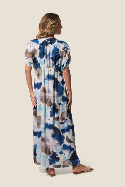 Дълга дамска рокля с принт  Francesca