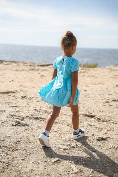 Детска рокля с къс ръкав Celenia