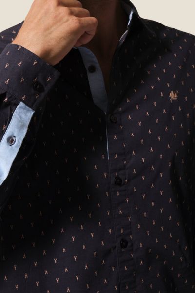 Мъжка риза с дълъг ръкав Мъжка риза с дълъг ръкав Achille