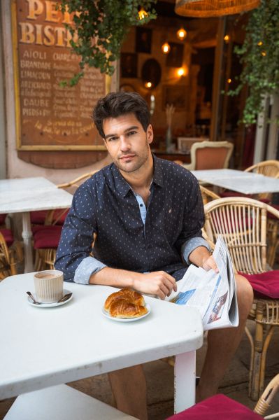 Мъжка риза с дълъг ръкав Мъжка риза с дълъг ръкав Achille